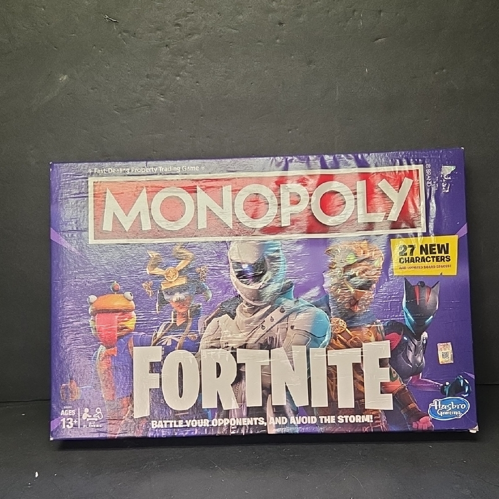Monopoly Fortnite Board‎ Game Complete.opened Never Played.